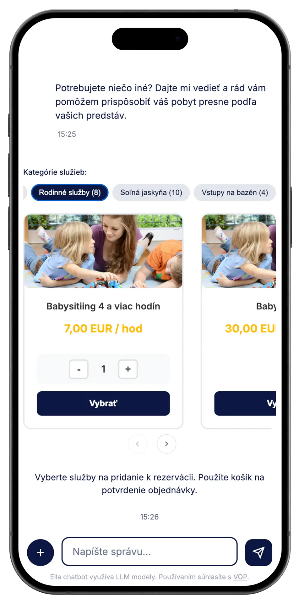 Upsell služieb aj po rezervácii