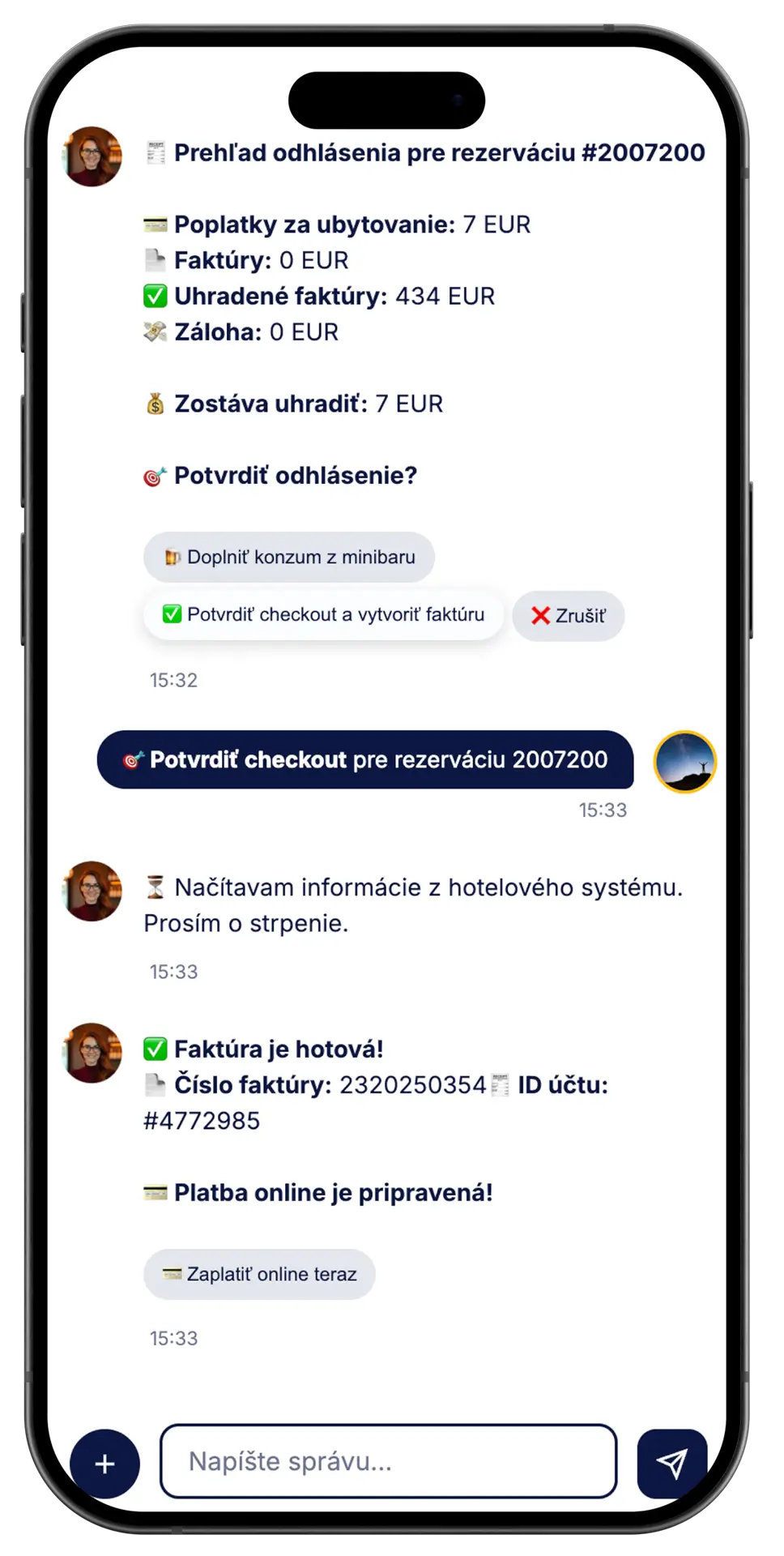 Vytvorenie faktúry s online platbou