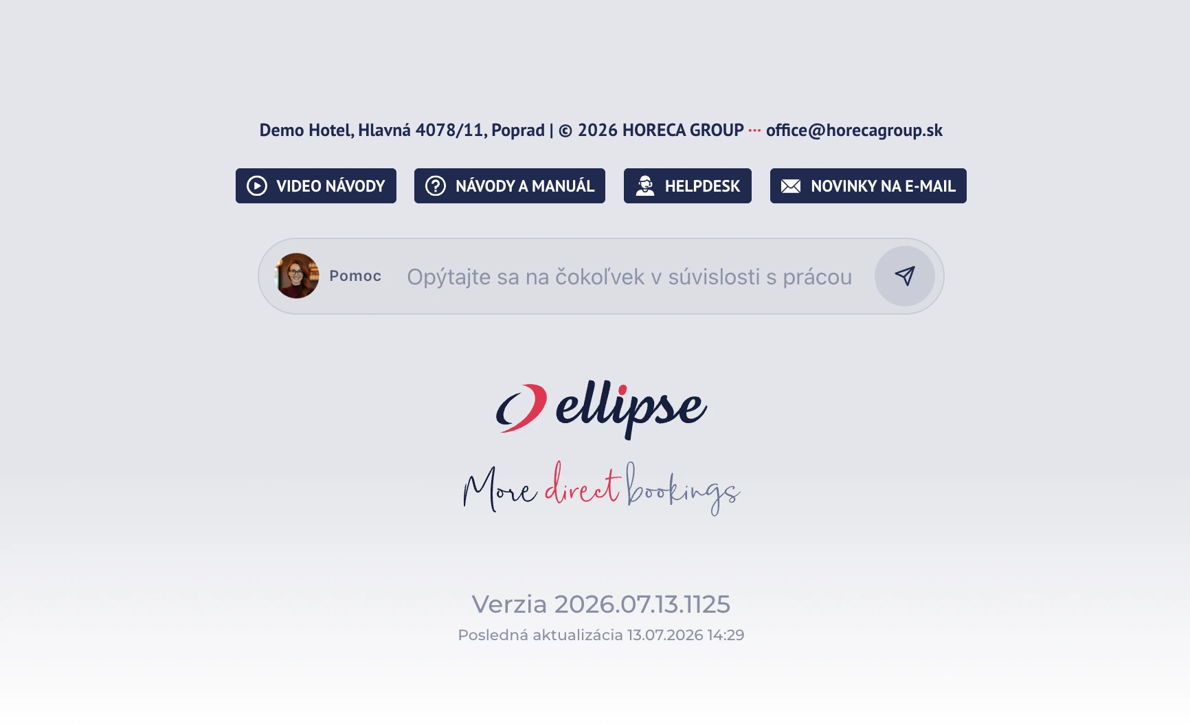 ella asistentka AI v päte systému Ellipse